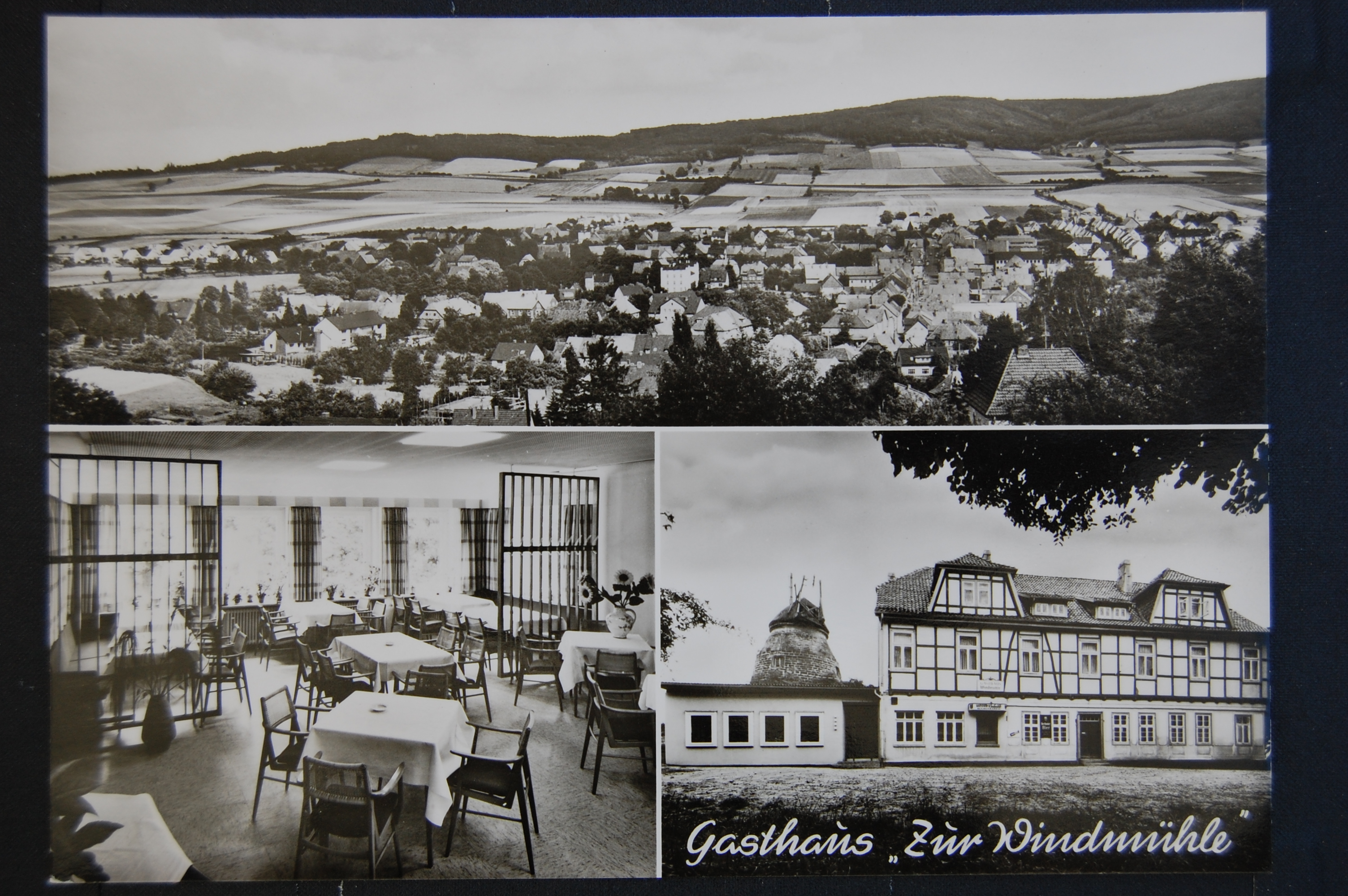 AK Rodenberg, Gasthaus Zur Windmühle und Rodenberg Mehrbild1971 (Museumslandschaft Amt Rodenberg e.V. CC BY-NC-SA)