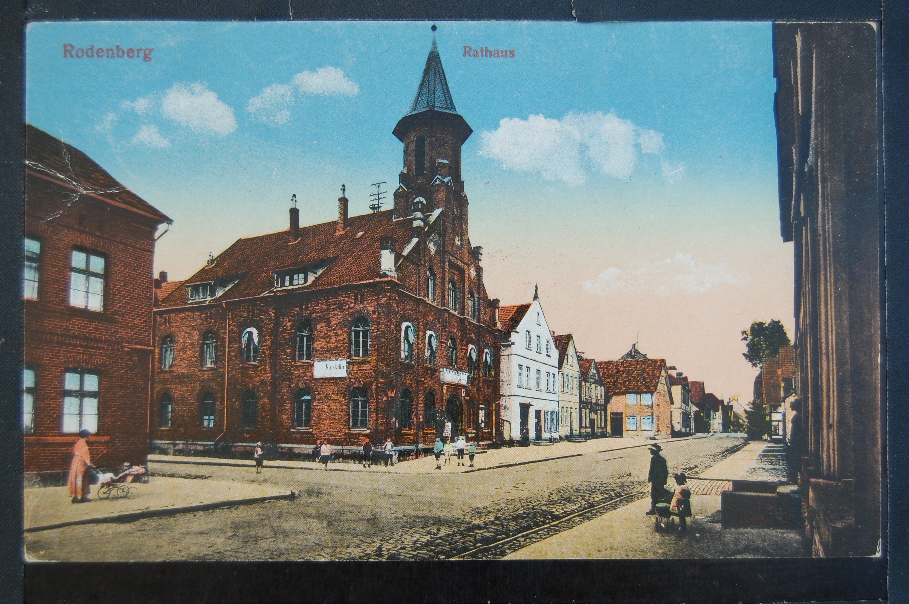 AK Rodenberg, Rathaus 1924 (Museumslandschaft Amt Rodenberg e.V. CC BY-NC-SA)