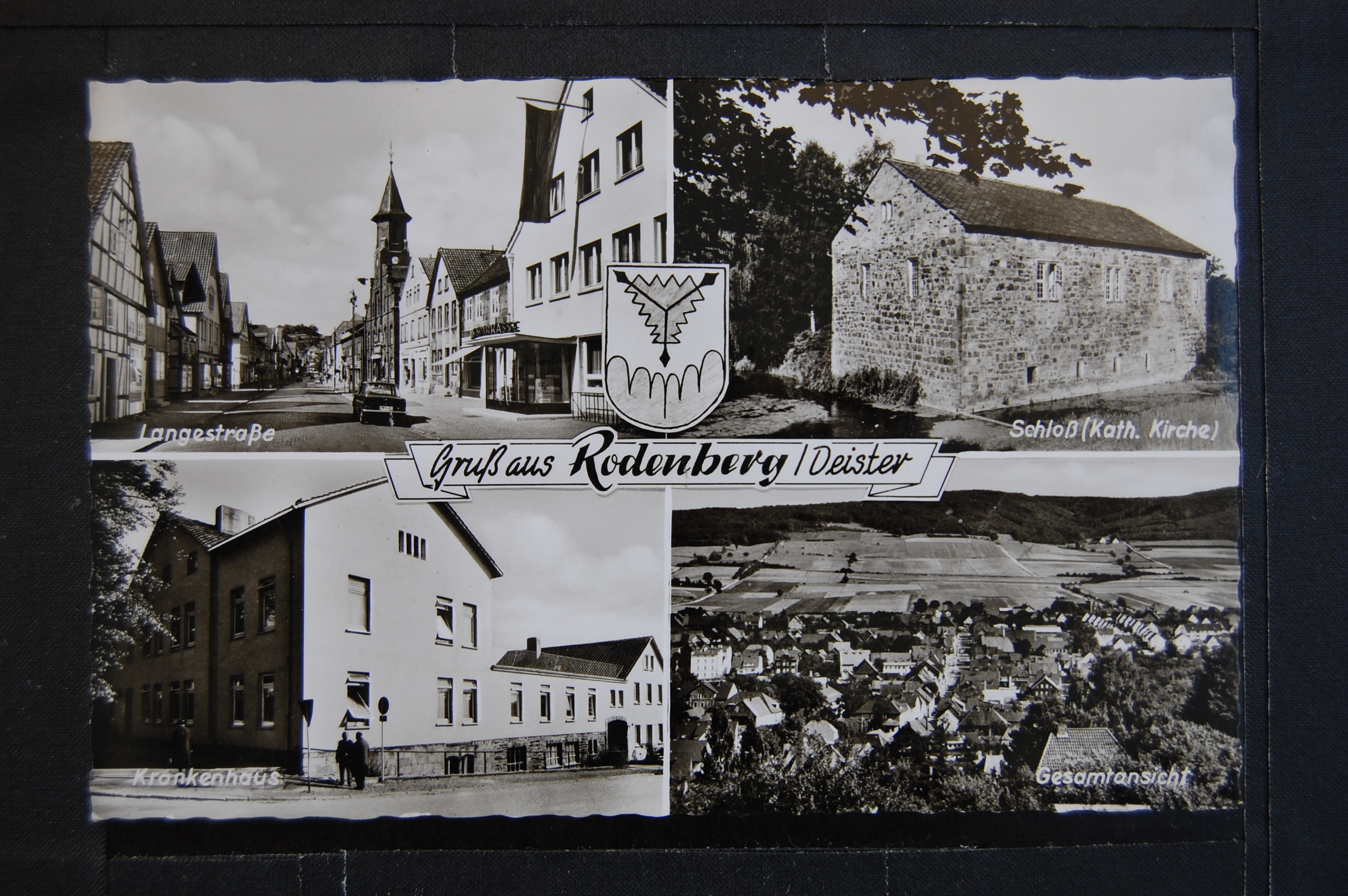 AK Rodenberg, Mehrbild, Schwarz-Weiß (Museumslandschaft Amt Rodenberg e.V. CC BY-NC-SA)
