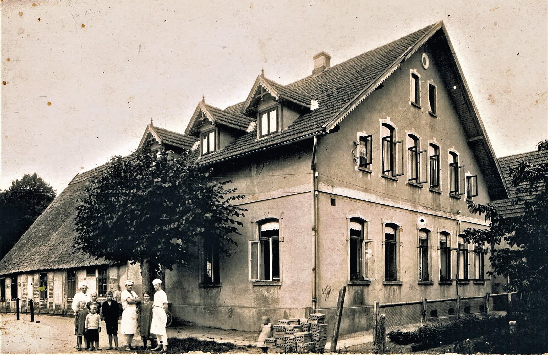 Gasthaus Otto Strahmann in der Samtgemeinde Schwaförden - Gem. Schwaförden (Kreismuseum Syke CC BY-NC-SA)