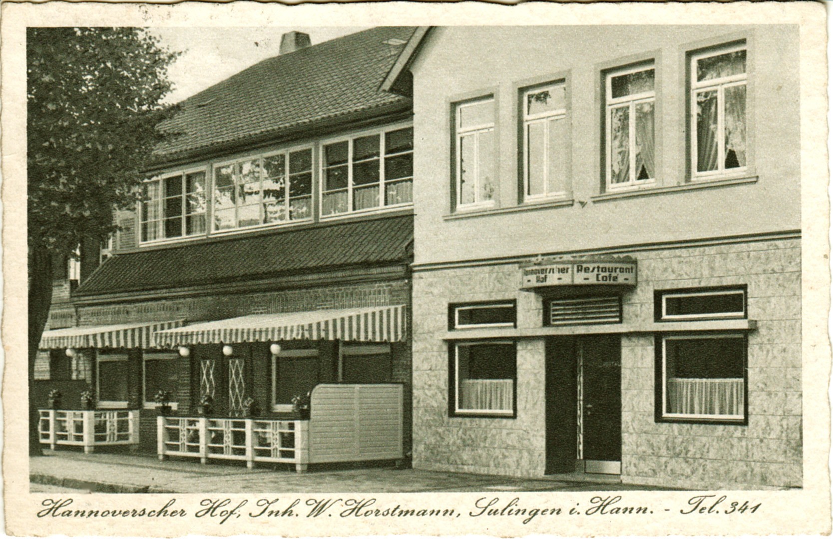 Gasthaus "Zur Post" / Hannoverscher Hof in Sulingen  - OT Sulingen-Stadt (Kreismuseum Syke CC BY-NC-SA)