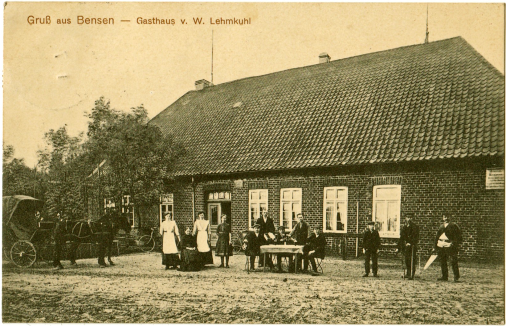 Gaststätte Früchtenicht in der Samtgemeinde Schwaförden - Gem. Sudwalde - OT Bensen (Kreismuseum Syke CC BY-NC-SA)