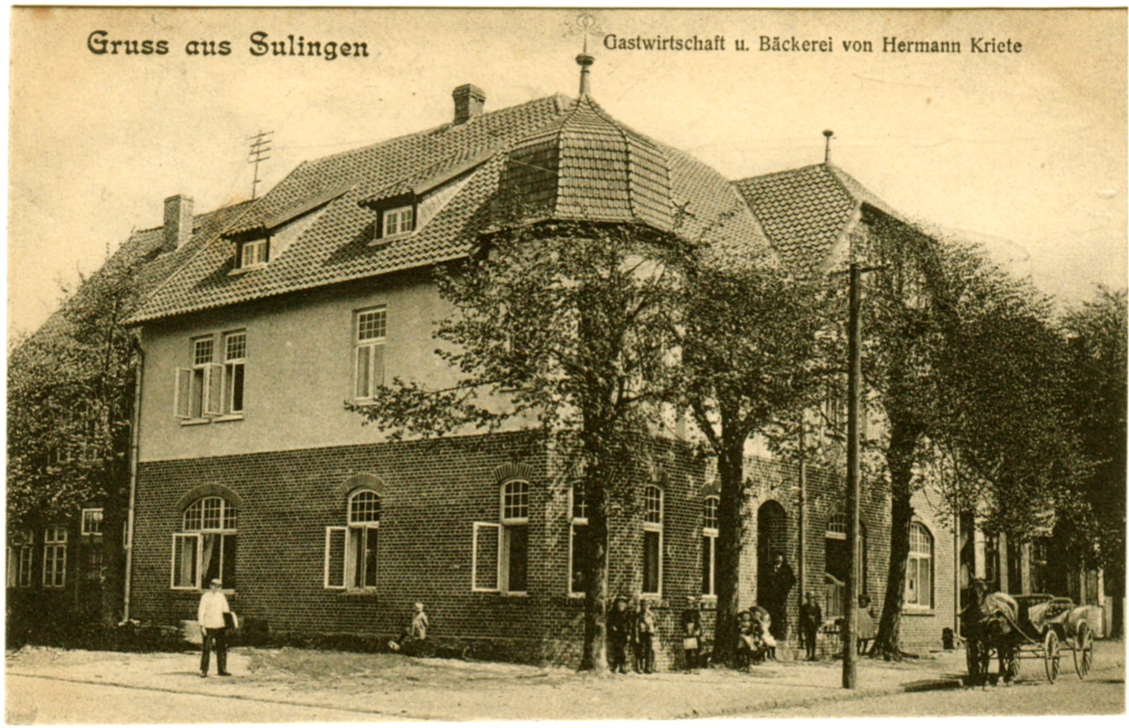 Gaststätte Kriete in Sulingen - OT Sulingen-Stadt (Kreismuseum Syke CC BY-NC-SA)