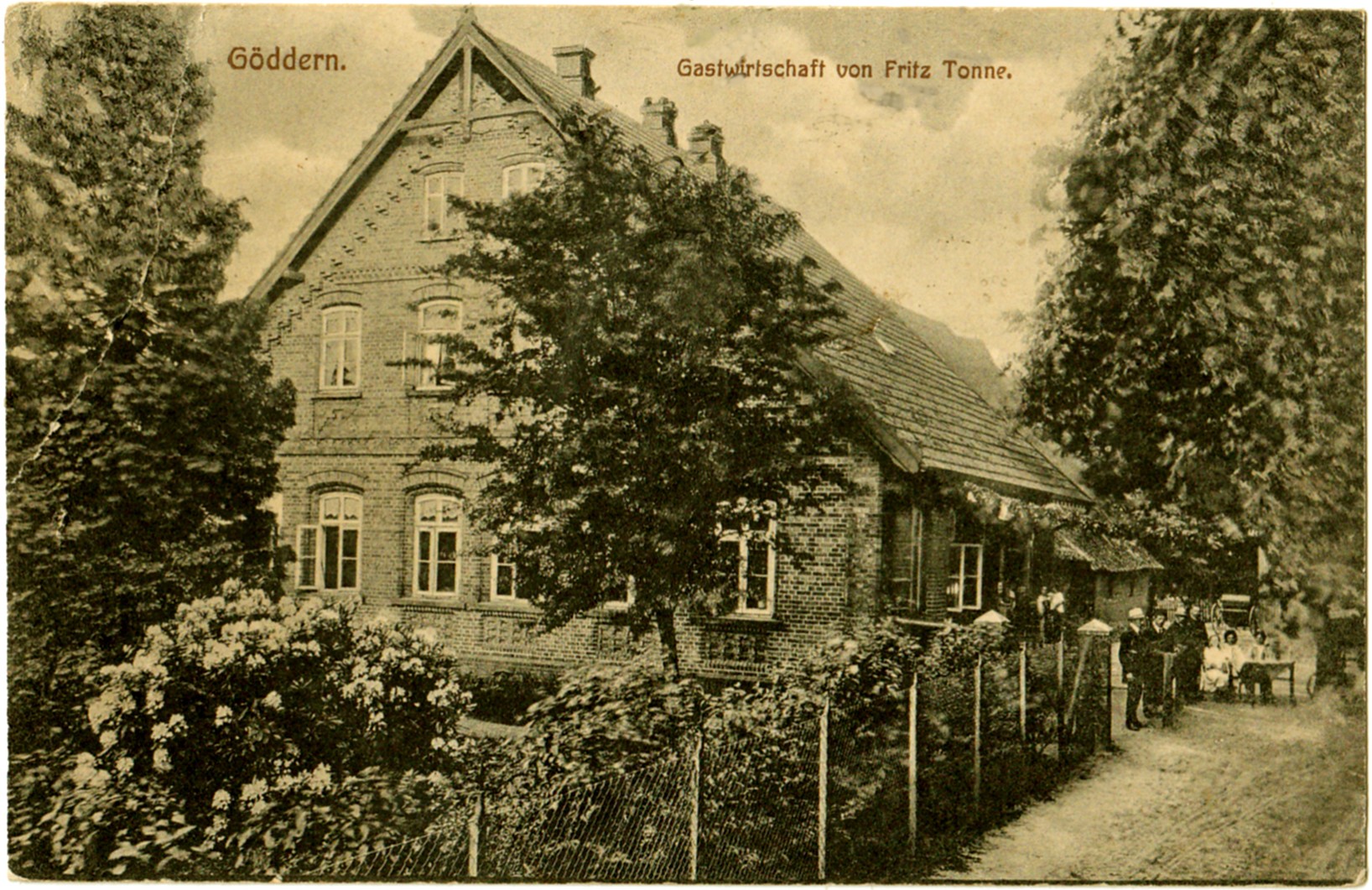 Gaststätte Tonne in der Samtgemeinde  Schwaförden - Gem. Neuenkirchen - OT Göddern (Kreismuseum Syke CC BY-NC-SA)