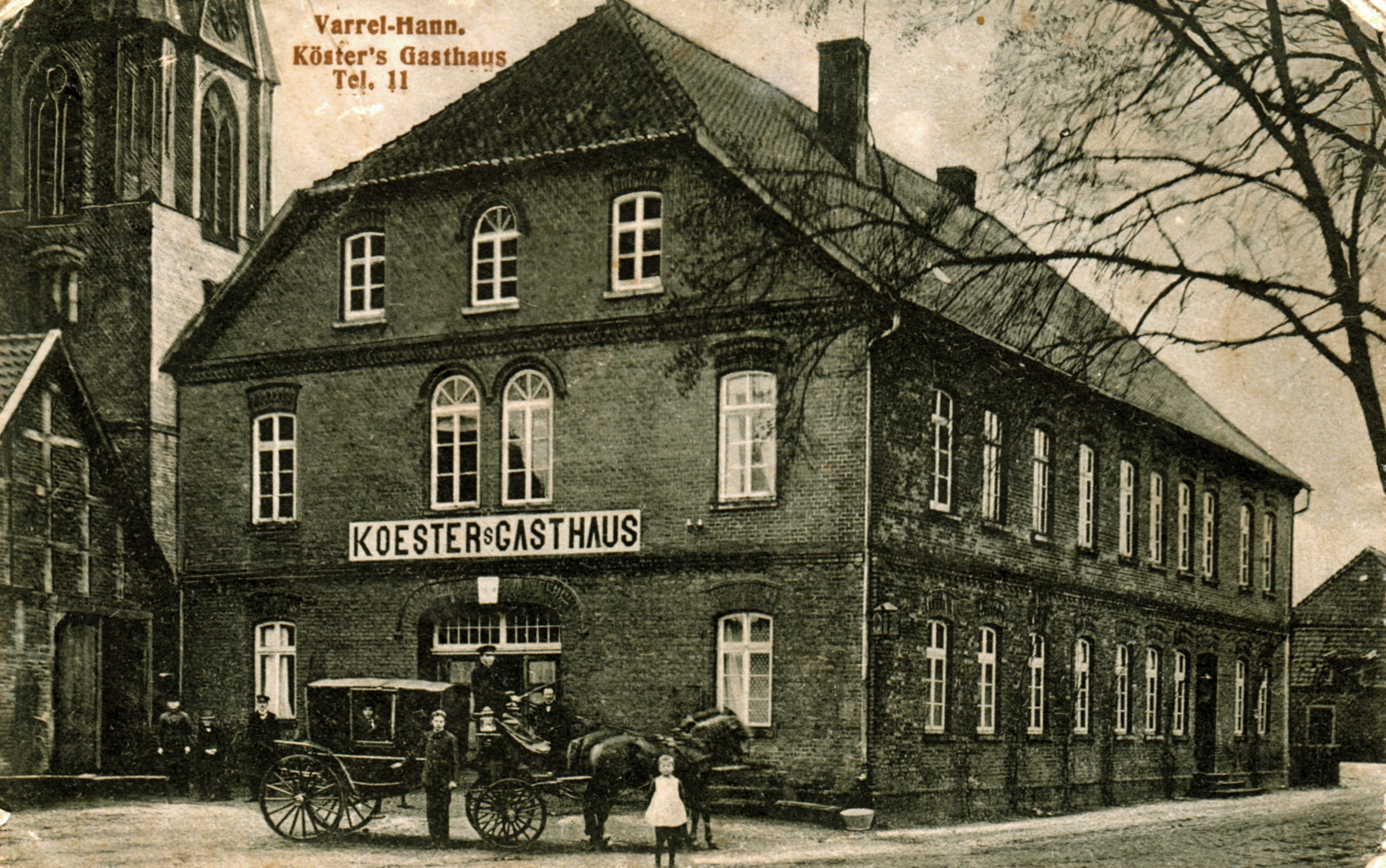 Kösters Gasthaus in der Samtgemeinde Kirchdorf - Gem. Varrel (Kreismuseum Syke CC BY-NC-SA)