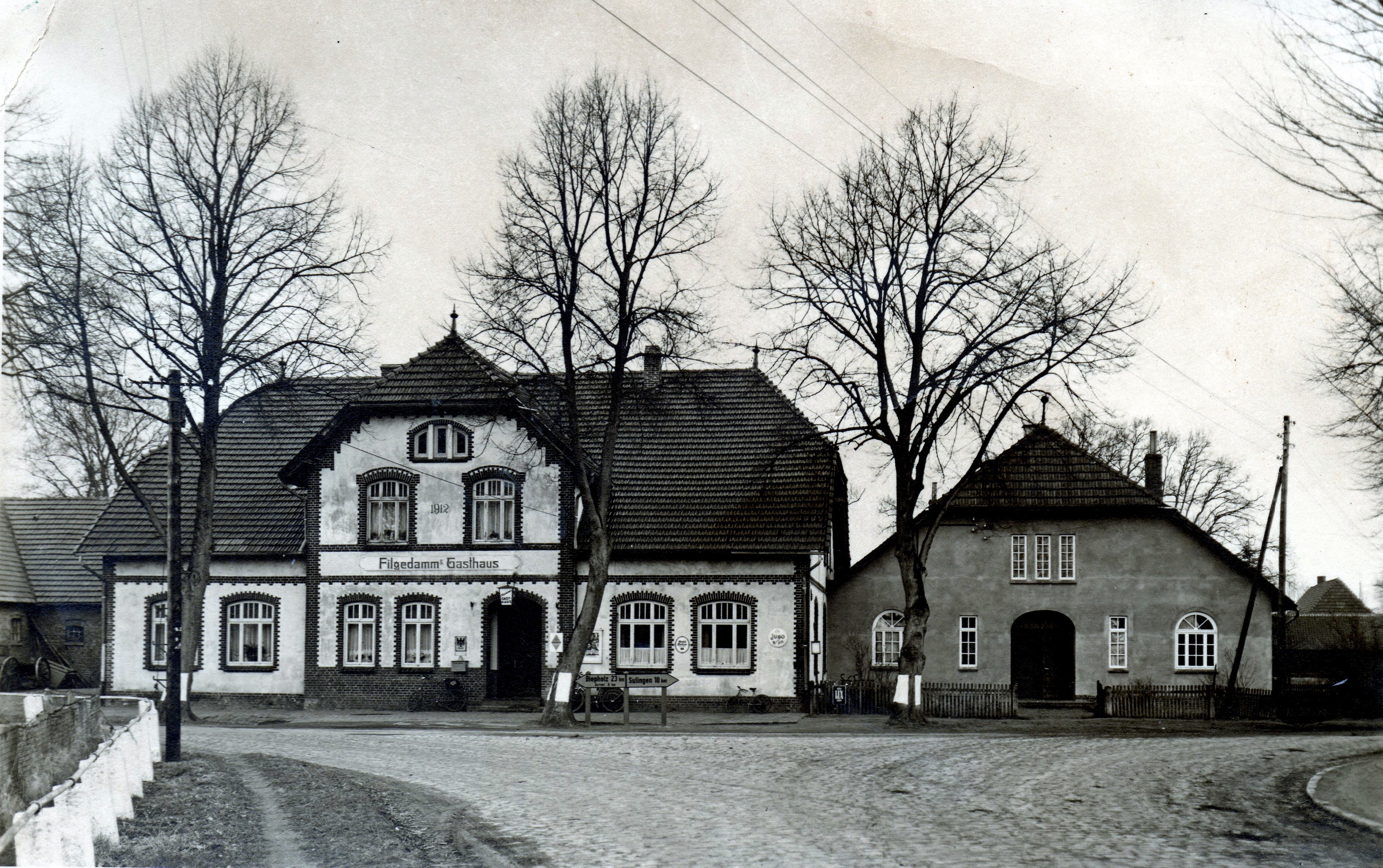 Filgedamm's Gasthaus in der Samtgemeinde Kirchdorf - Gem. Wehrbleck (Kreismuseum Syke CC BY-NC-SA)