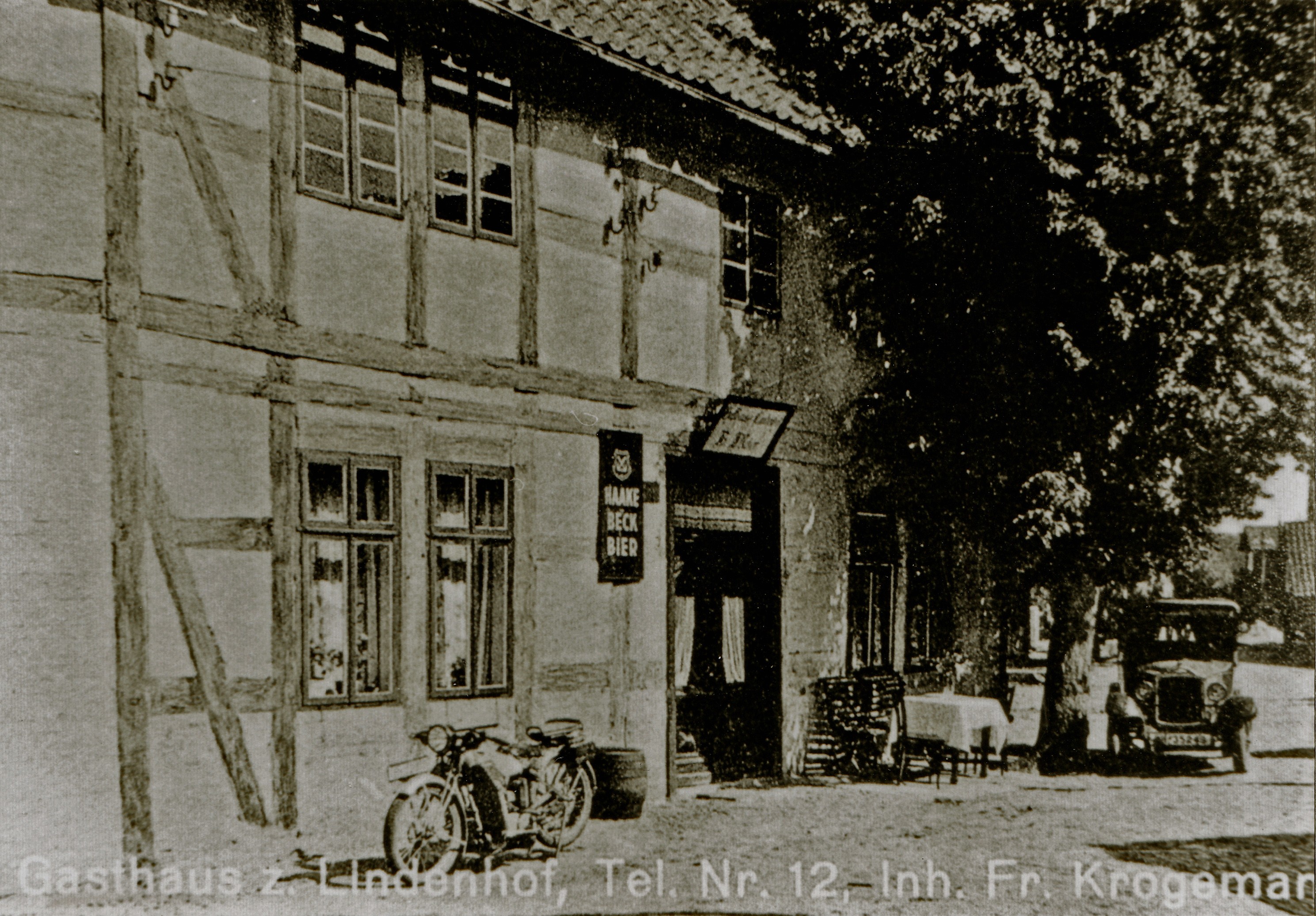 Gasthaus zum Lindenhof in der Samtgemeinde  Siedenburg - Flecken Siedenburg (Kreismuseum Syke CC BY-NC-SA)