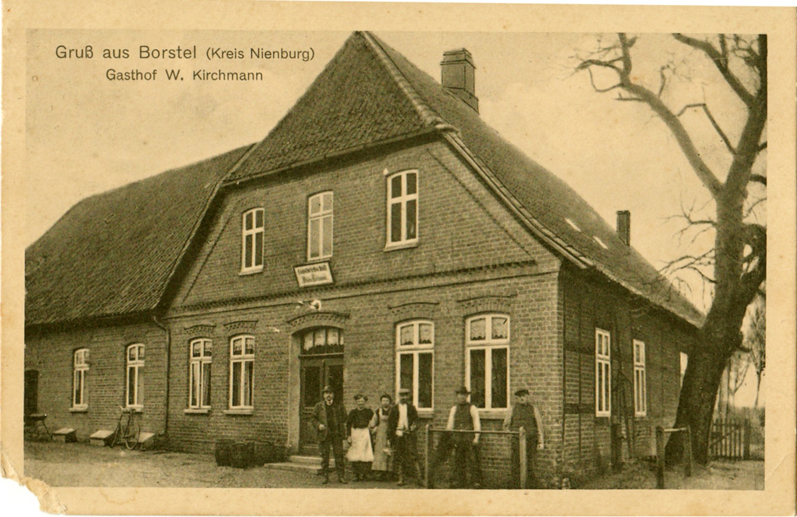 Gaststätte Kirchmann in der Samtgemeinde Siedenburg - Gem. Borstel (Kreismuseum Syke CC BY-NC-SA)