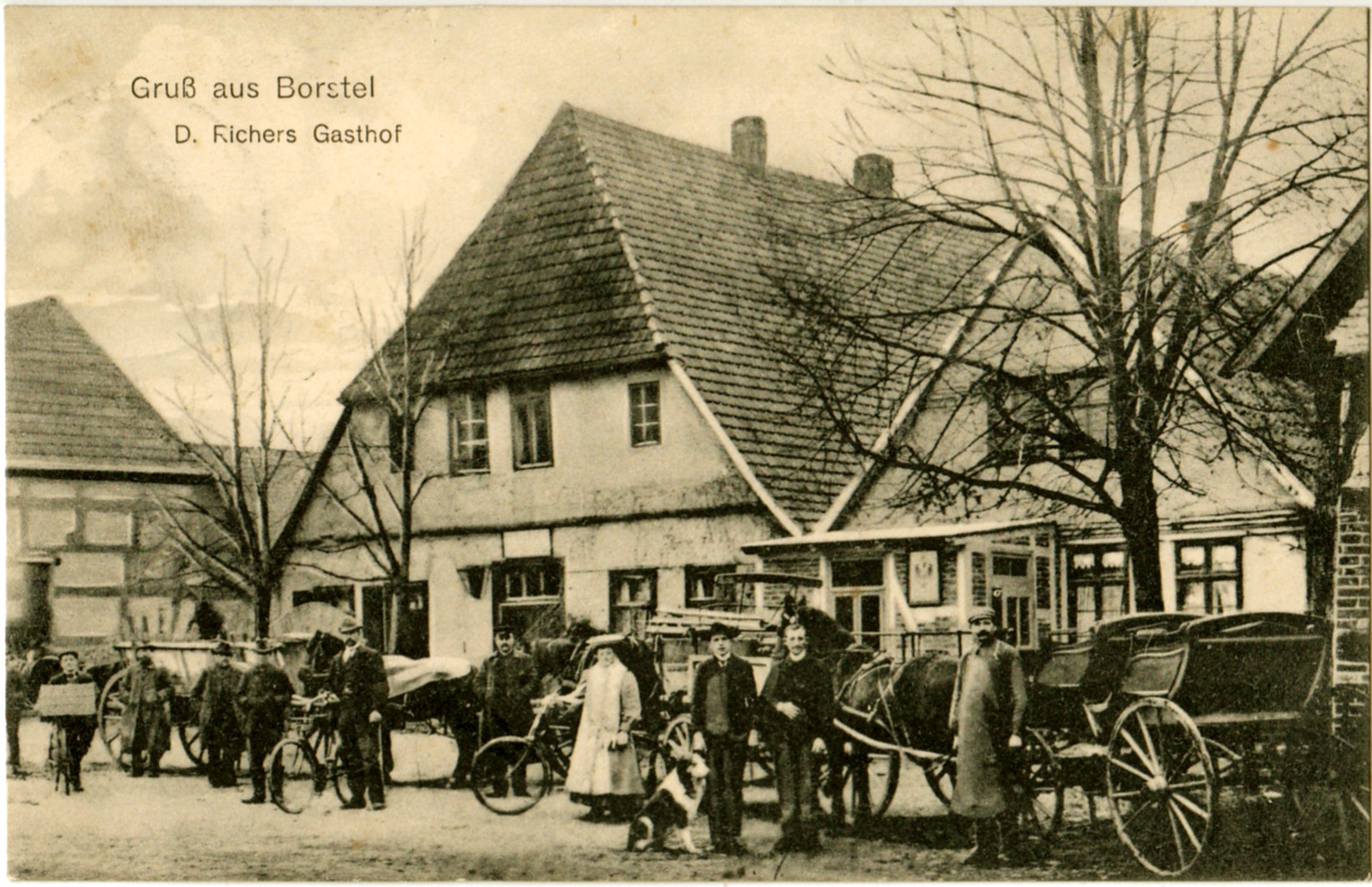Gaststätte Richer in der Samtgemeinde Siedenburg - Gem. Borstel (Kreismuseum Syke CC BY-NC-SA)