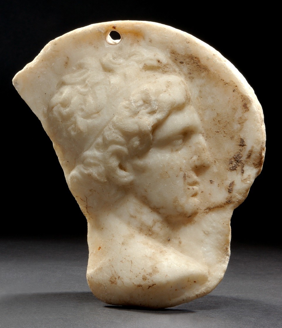 Relieftondo mit Portrait des Ptolemaios I. Soter (Museum August Kestner CC BY-NC-SA)