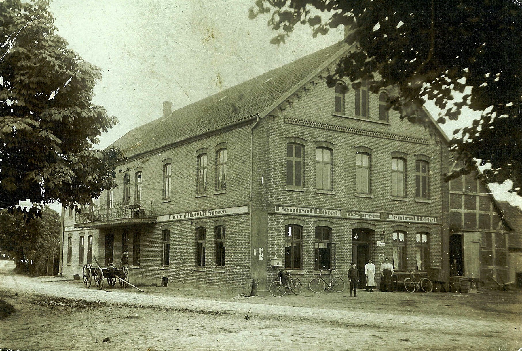 Central Hotel in der Gemeinde Wagenfeld - OT Wagenfeld-Haßlingen (Kreismuseum Syke CC BY-NC-SA)