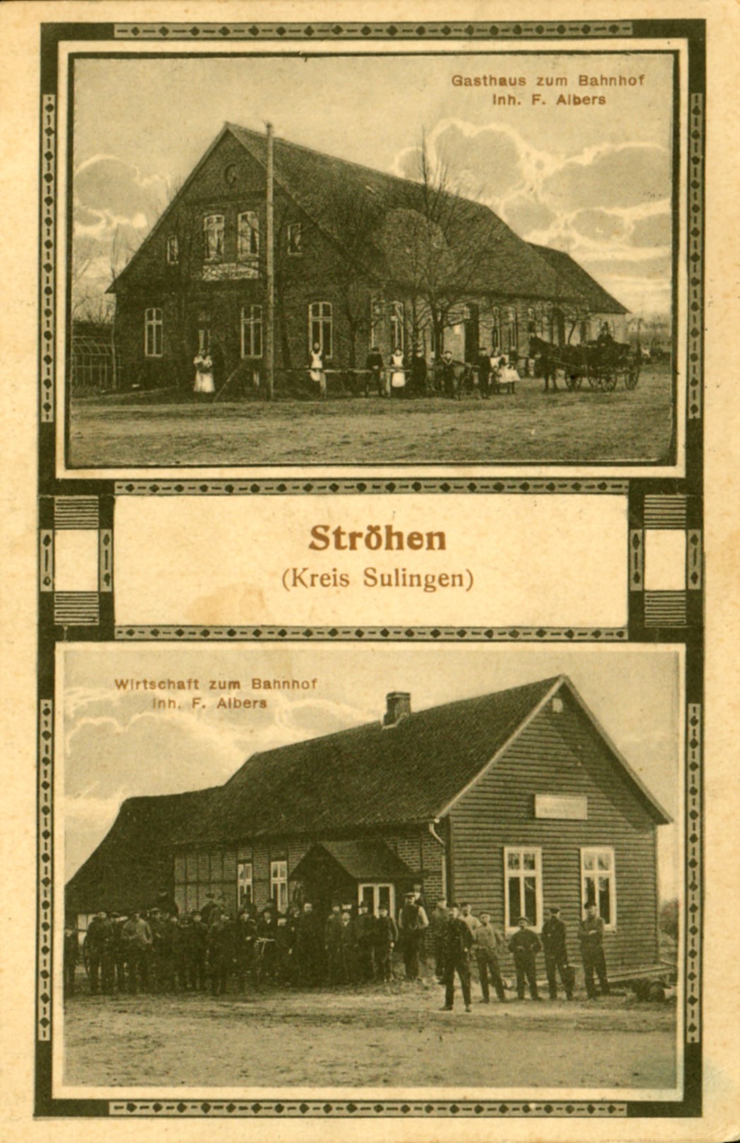 Gasthaus Albers  in Gemeinde Wagenfeld - OT Ströhen (Kreismuseum Syke CC BY-NC-SA)
