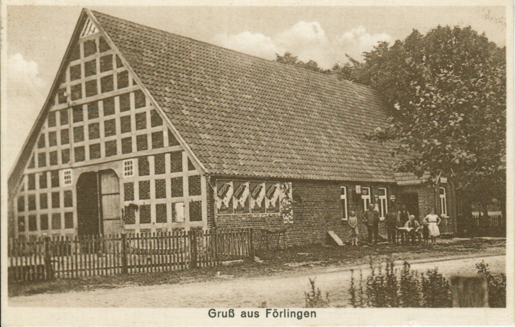 Gaststätte Zur Linde in der Gemeinde Wagenfeld - OT Wagenfeld-Förlingen (Kreismuseum Syke CC BY-NC-SA)