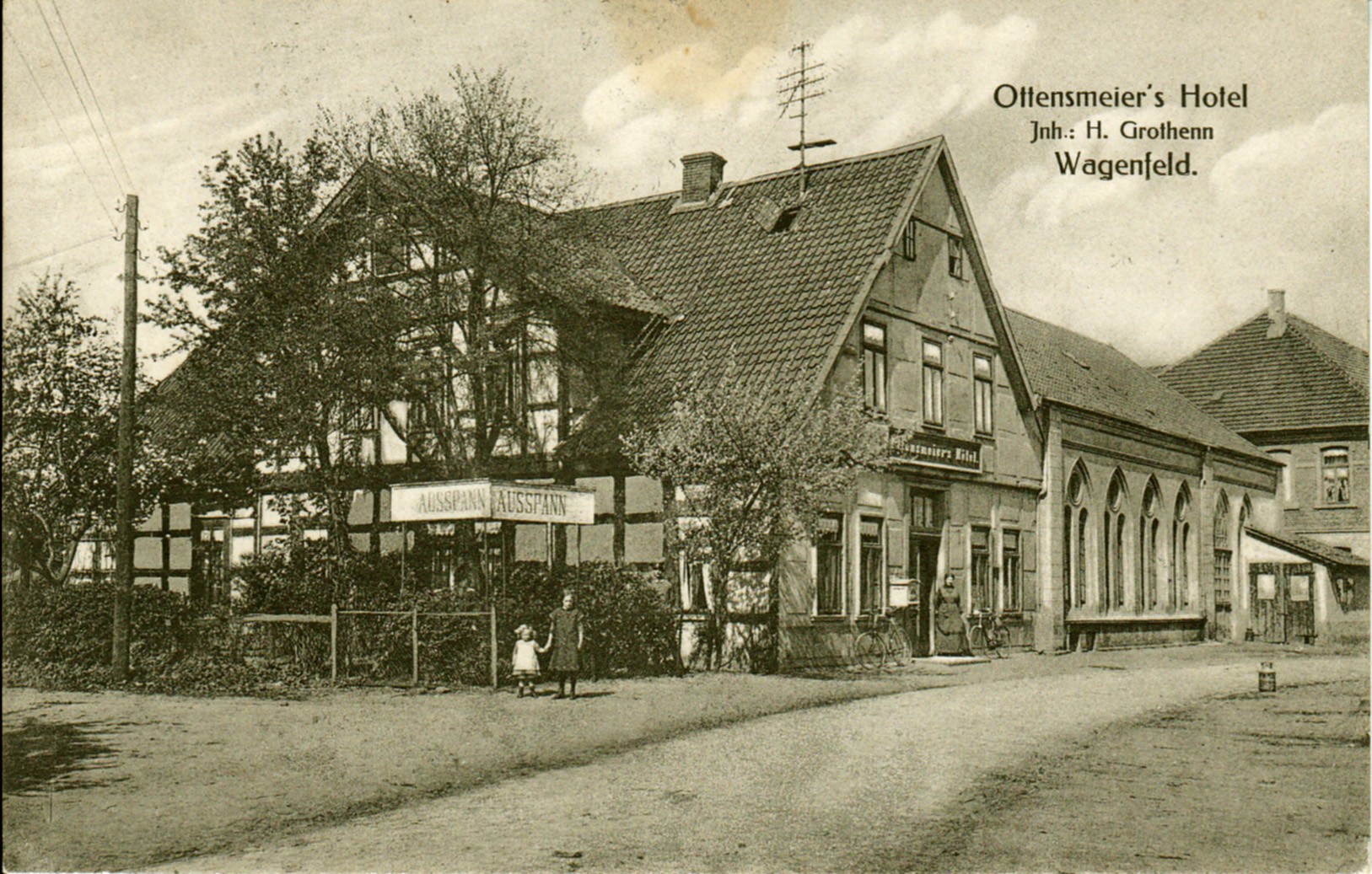 Hotel Ottensmeyer in der Gemeinde Wagenfeld - OT Wagenfeld-Förlingen (Kreismuseum Syke CC BY-NC-SA)