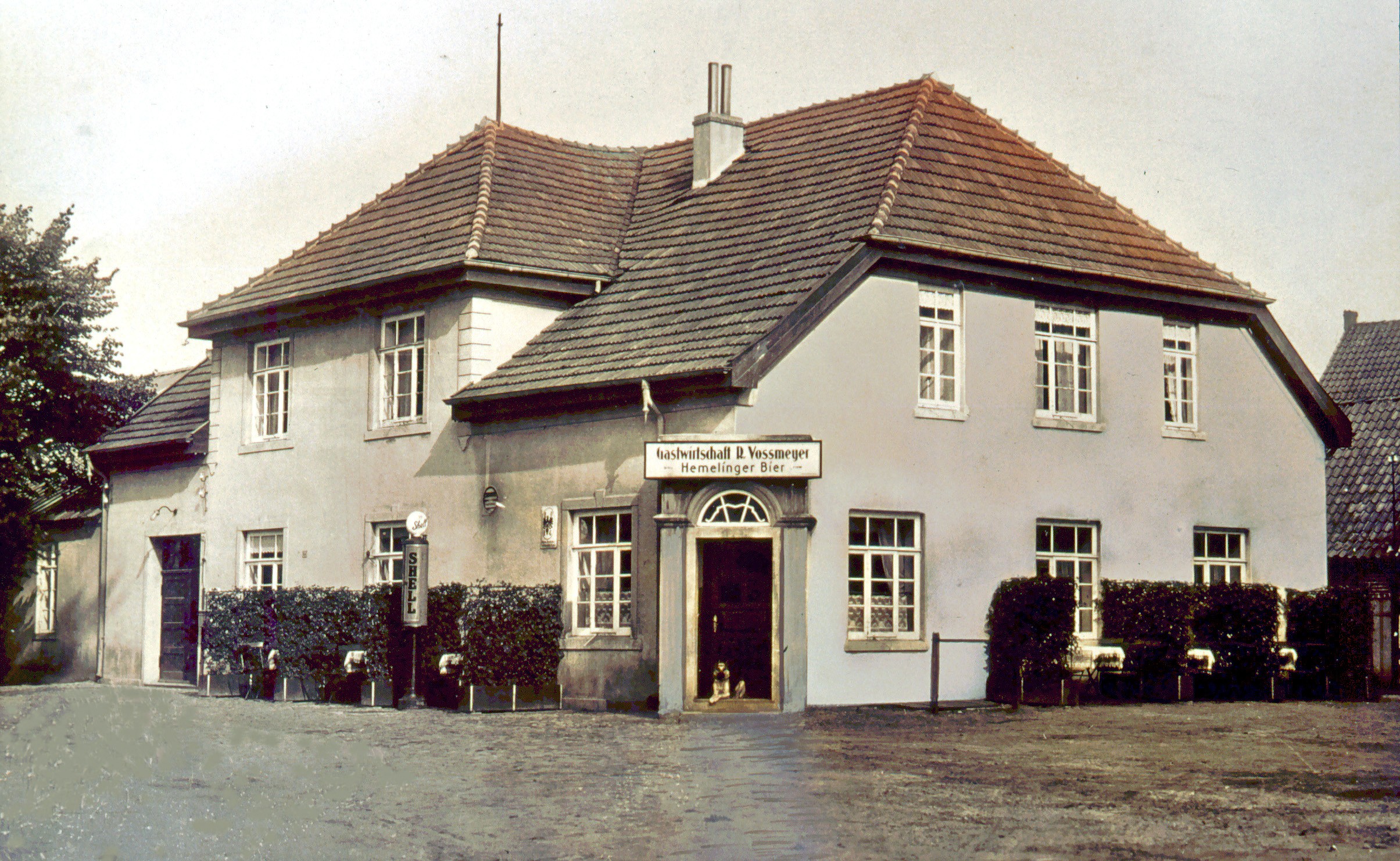 Gaststätte Voßmeyer in der Gemeinde  Weyhe - OT Sudweyhe (Kreismuseum Syke CC BY-NC-SA)