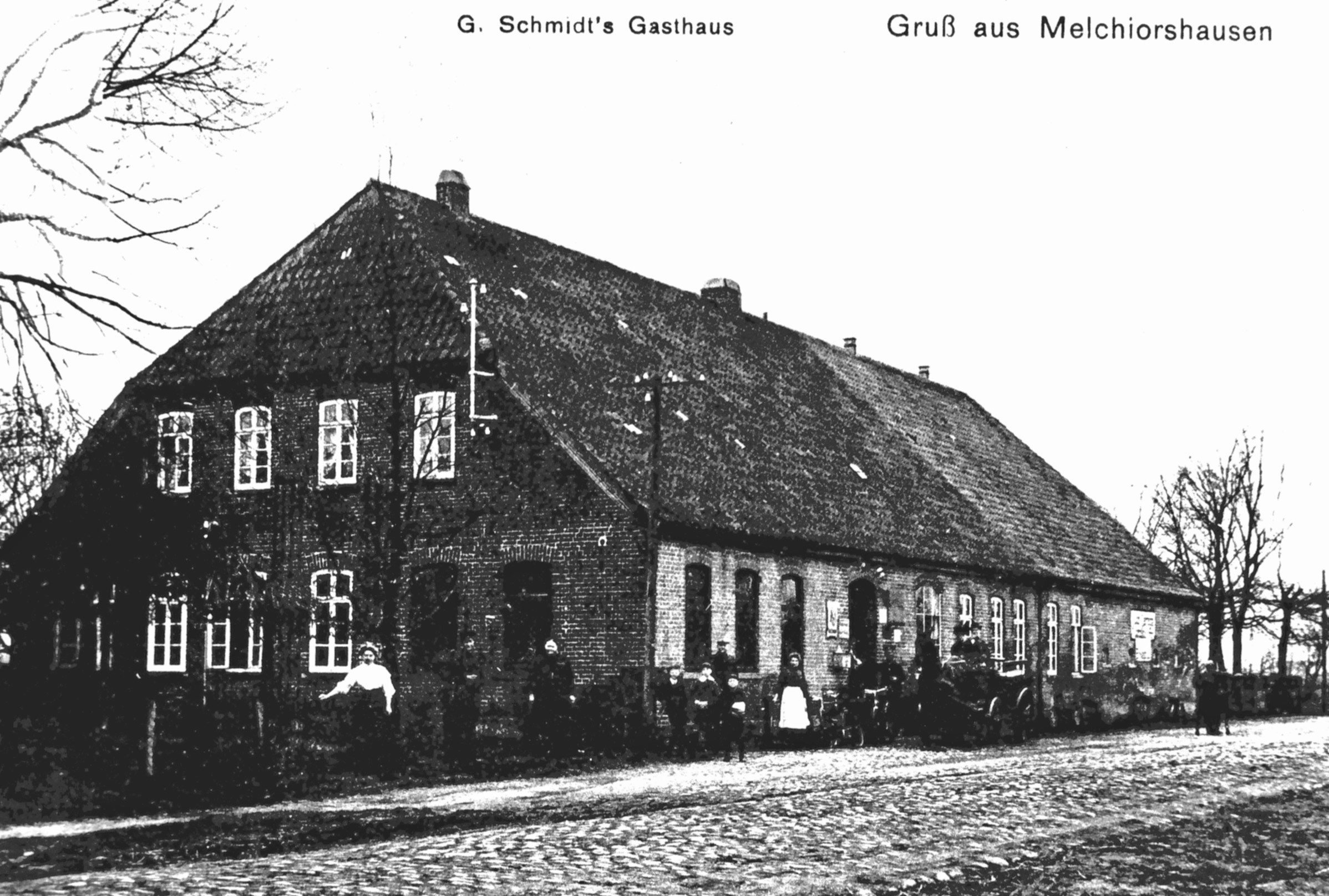 Gaststätte "Zur Reitschule " in der Gemeinde  Weyhe - OT Melchiorshausen (Kreismuseum Syke CC BY-NC-SA)