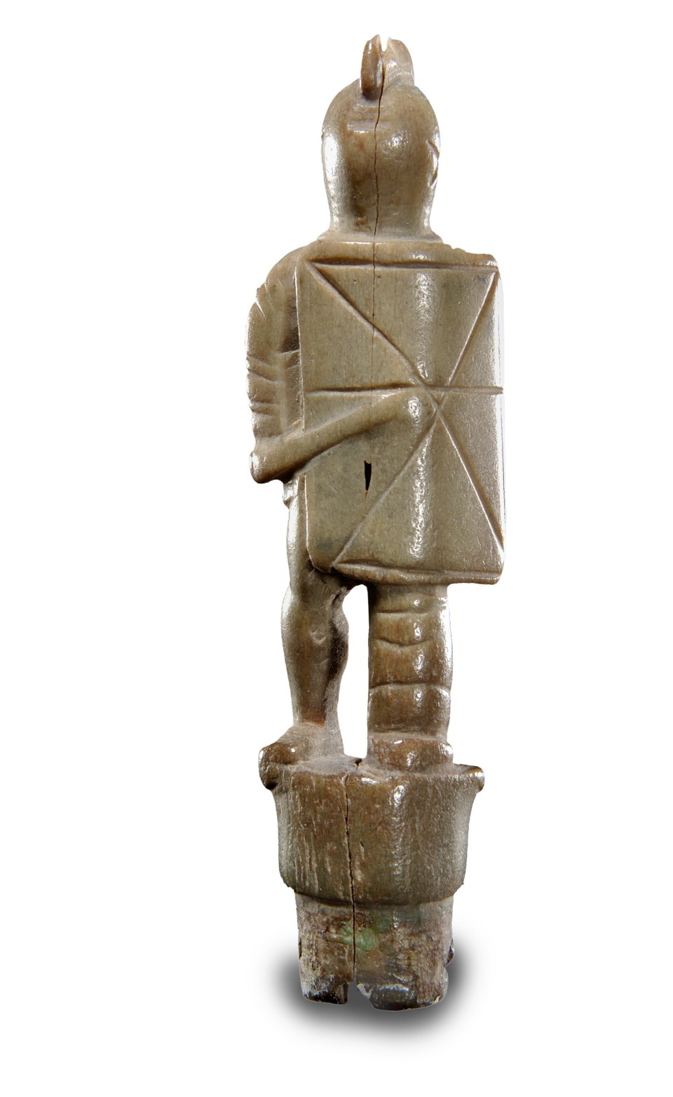 Griff eines Klappmessers, Gladiator (secutor) (Museum August Kestner CC BY-NC-SA)