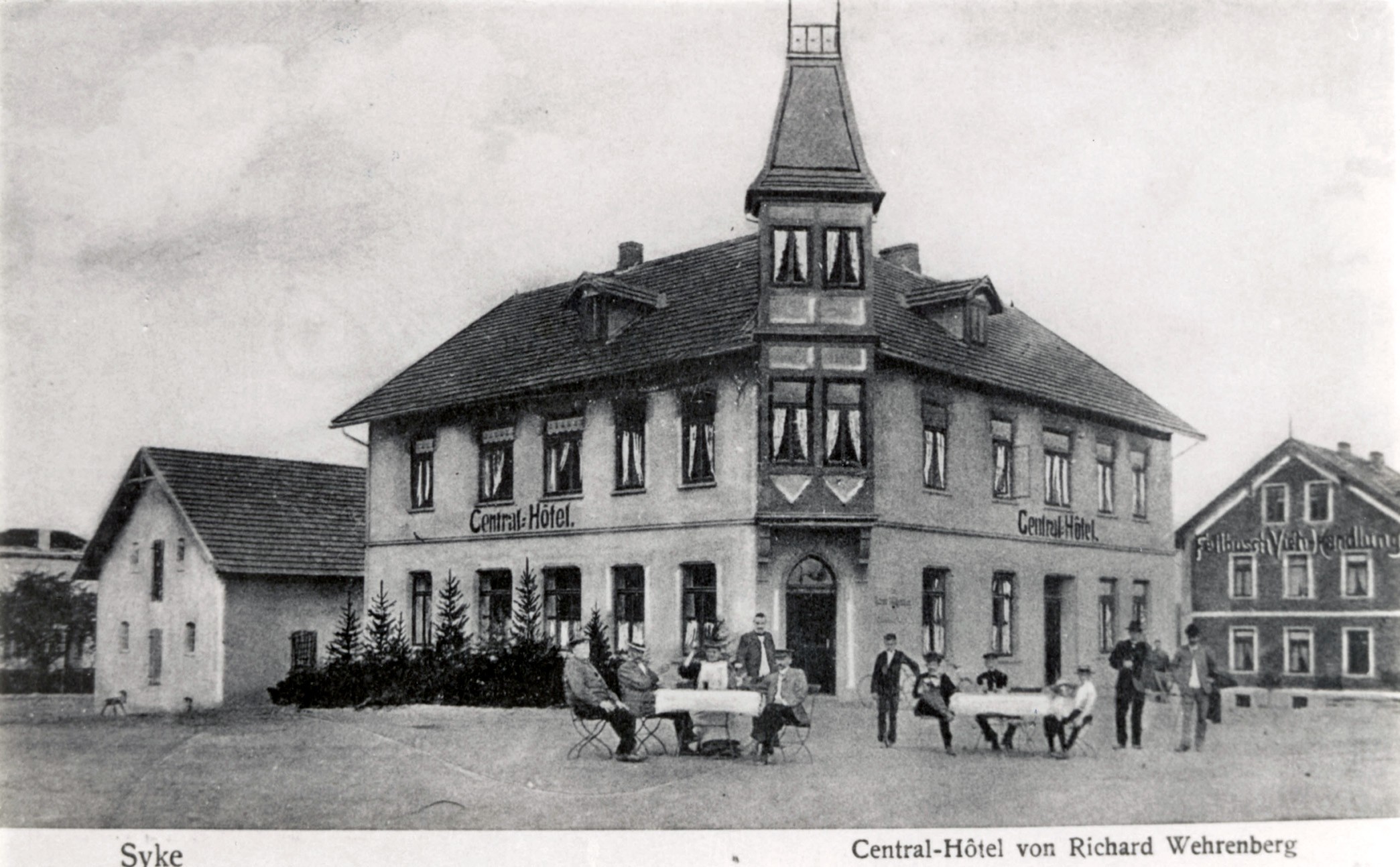 Central-Hotel  in Syke - OT Syke-Stadt (Kreismuseum Syke CC BY-NC-SA)