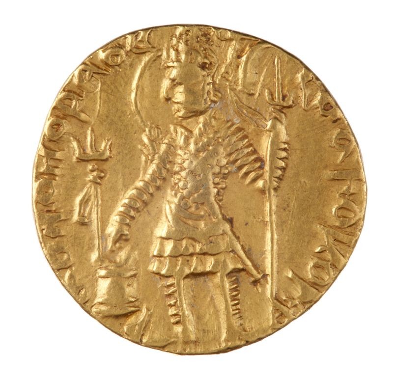 Dinar des Imperium Kuschana (Museum August Kestner CC BY-NC-SA)