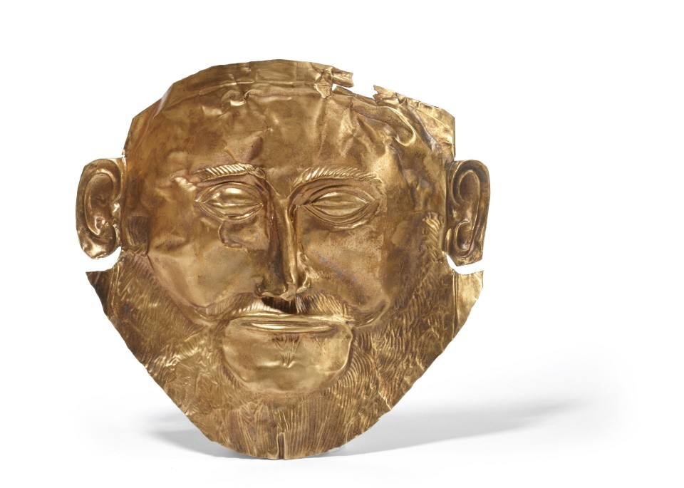 Totenmaske des Agamemnon (Galvanoreplik) (Museum August Kestner CC BY-NC-SA)