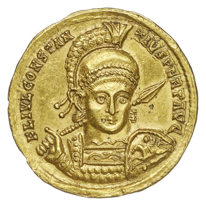 Solidus des Constantius II. (Museum August Kestner CC BY-NC-SA)