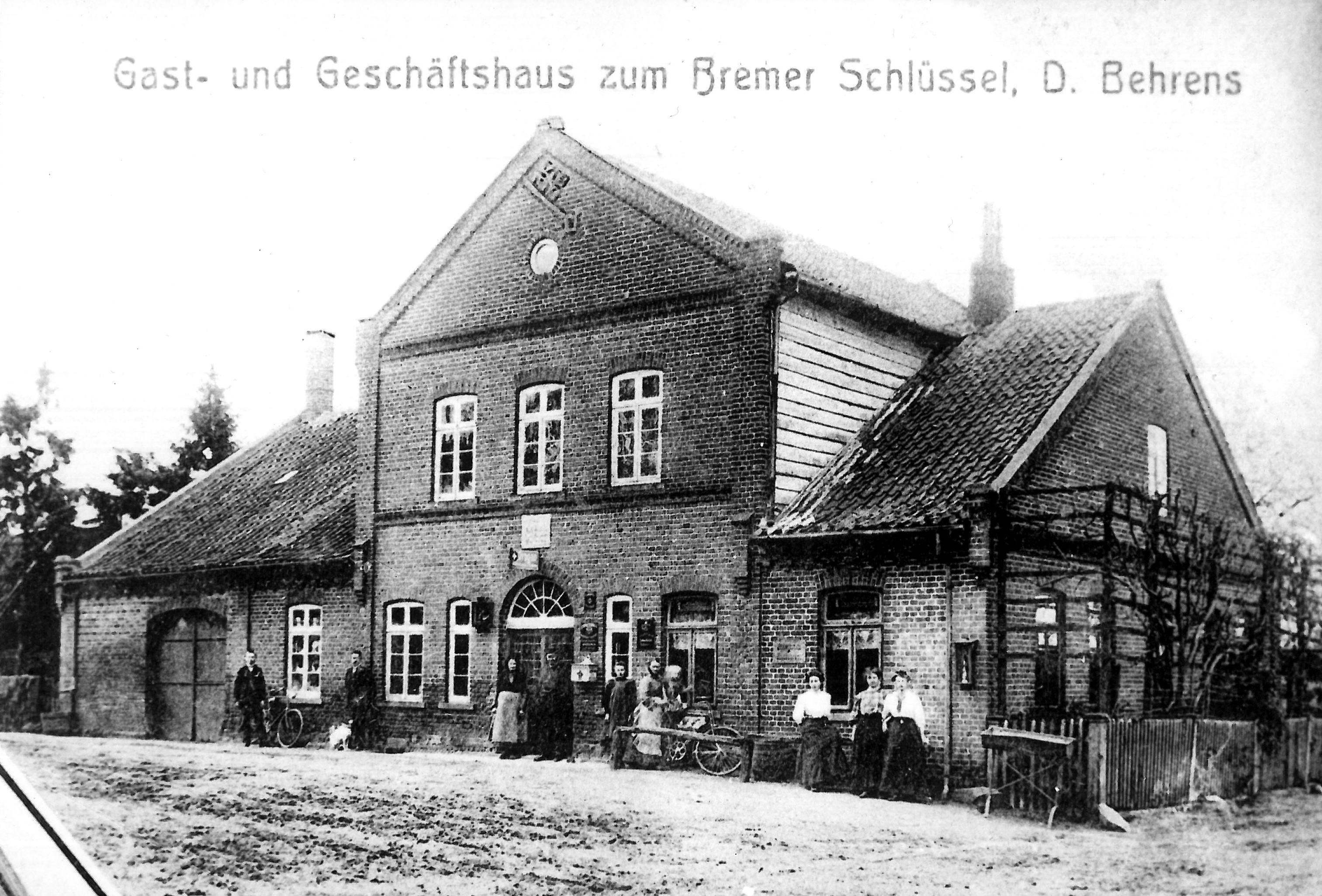 Gaststätte "Zum Bremer Schlüssel" in Twistringen - OT Heiligenloh (Kreismuseum Syke CC BY-NC-SA)