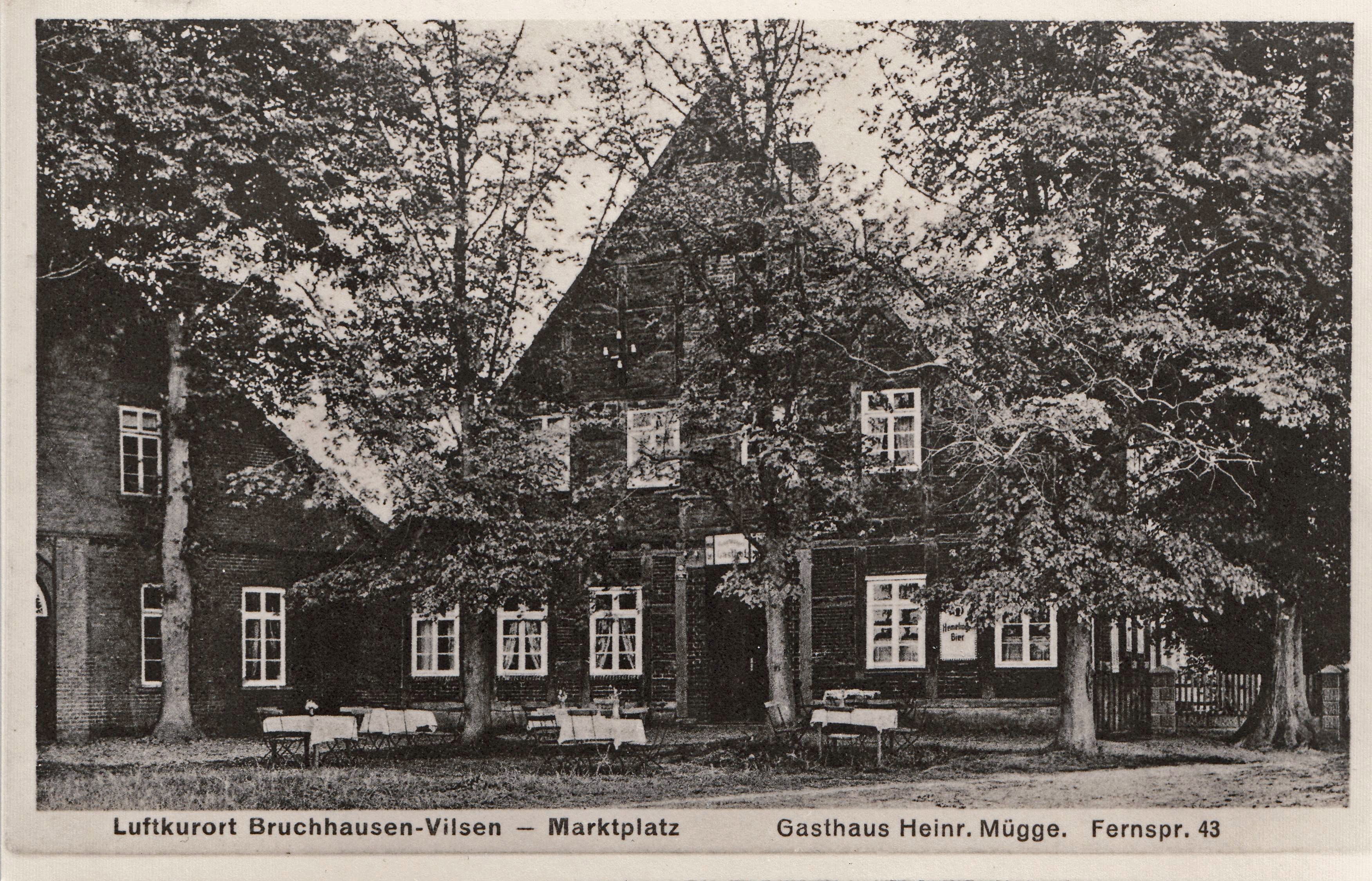 Gaststätte Mügge in der Samtgemeinde Bruchhausen-Vilsen  - OT Vilsen (Kreismuseum Syke CC BY-NC-SA)