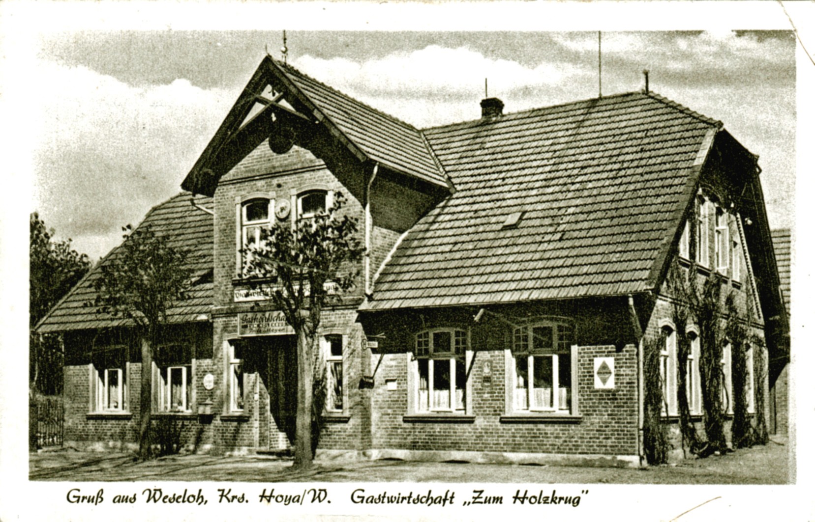 Gaststätte Clausing in der Samtgemeinde Bruchhausen-Vilsen - Flecken Bruchhausen-Vilsen - OT Weseloh (Kreismuseum Syke CC BY-NC-SA)