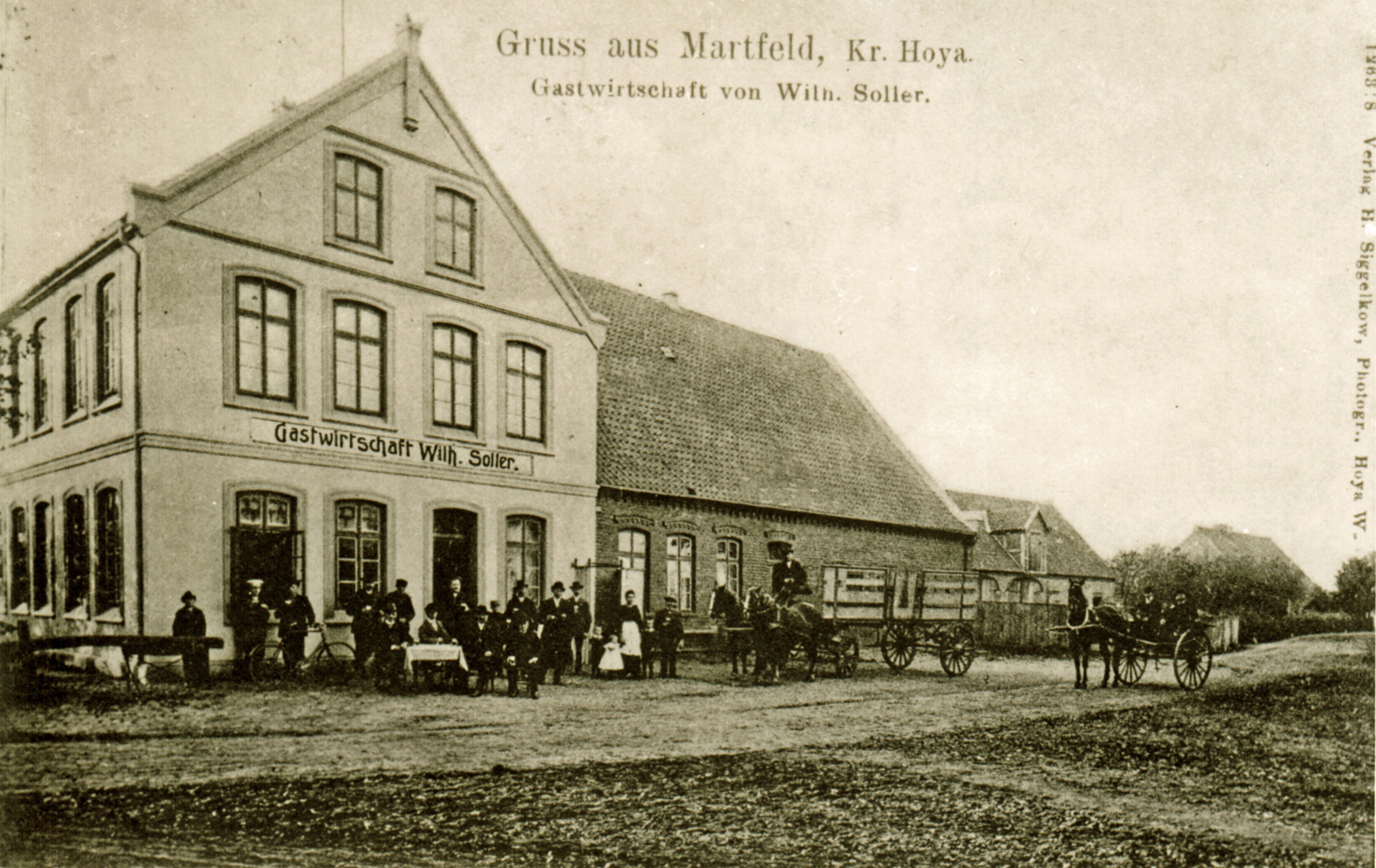 Sollers Gasthaus in der Samtgemeinde Bruchhausen-Vilsen  Gem. Martfeld (Kreismuseum Syke CC BY-NC-SA)