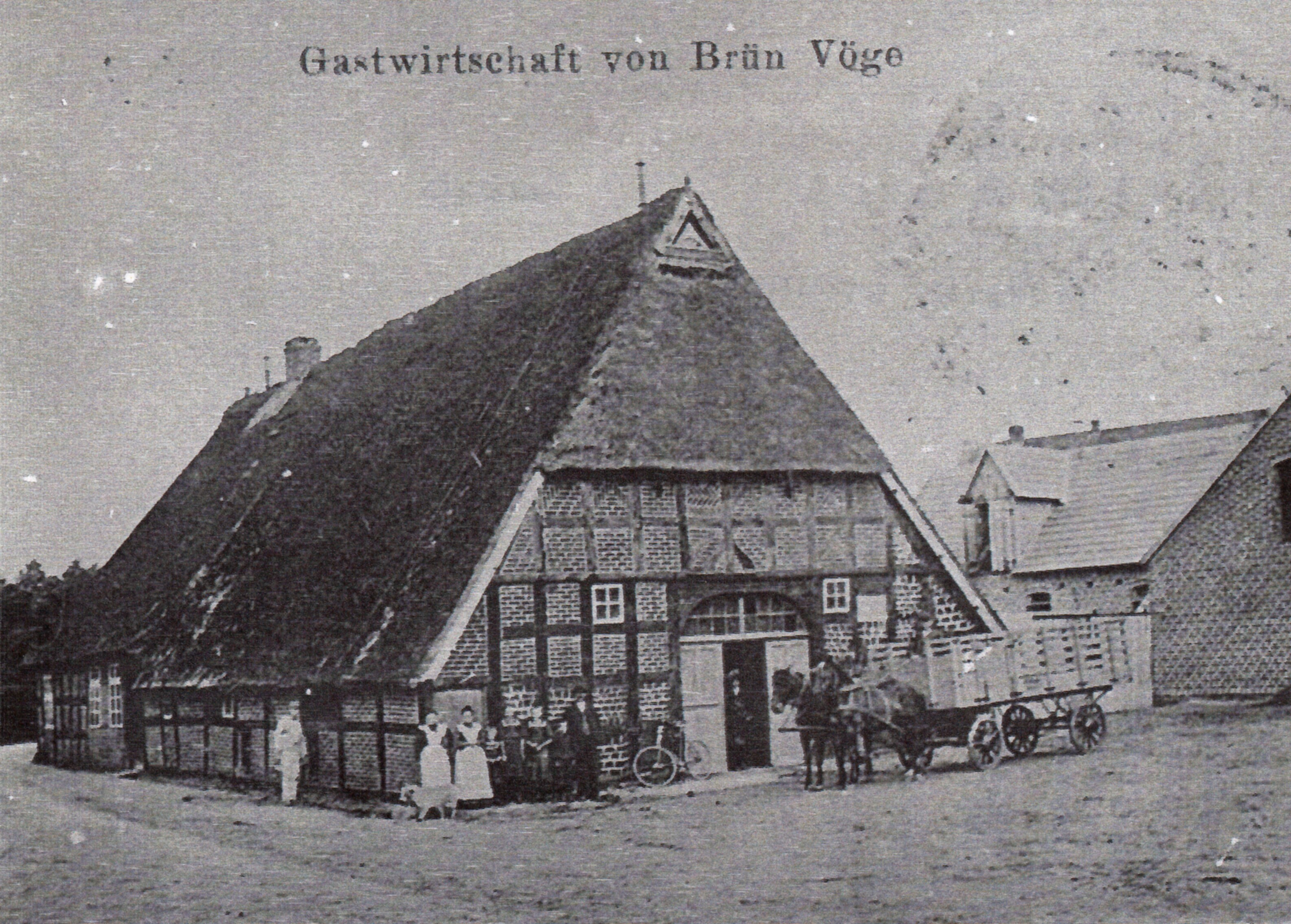 Gastwirtschaft Vöge in der Samtgemeinde Bruchhausen-Vilsen - Flecken Bruchhausen-Vilsen - OT Süstedt (Kreismuseum Syke CC BY-NC-SA)