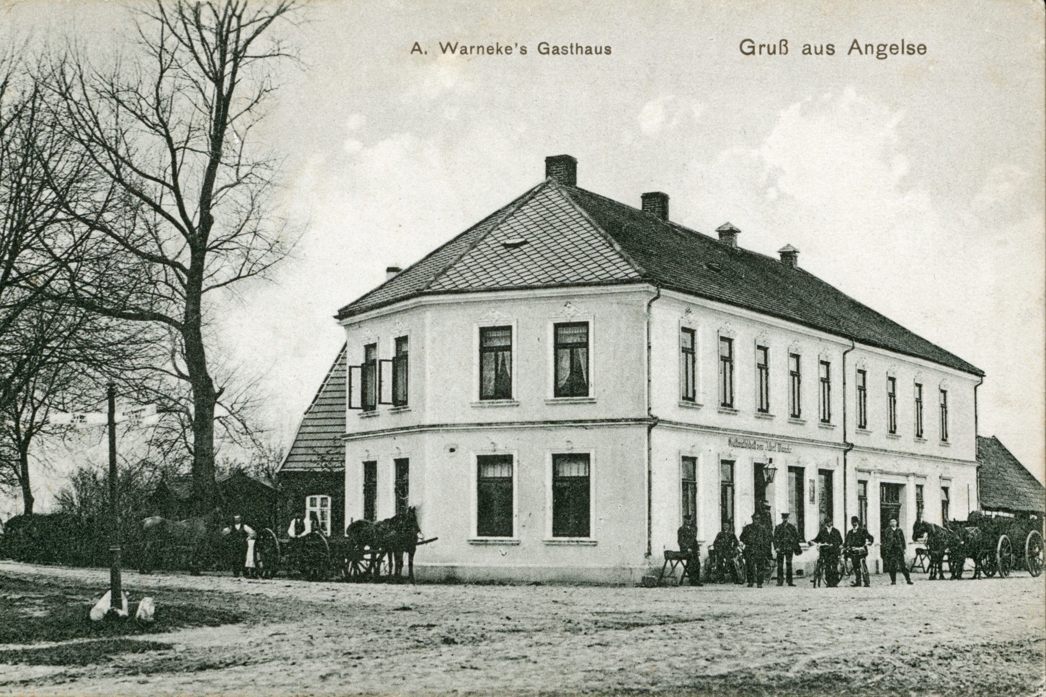 A. Warneke's Gasthaus in der Gemeinde Weyhe - OT Erichshof (Kreismuseum Syke CC BY-NC-SA)