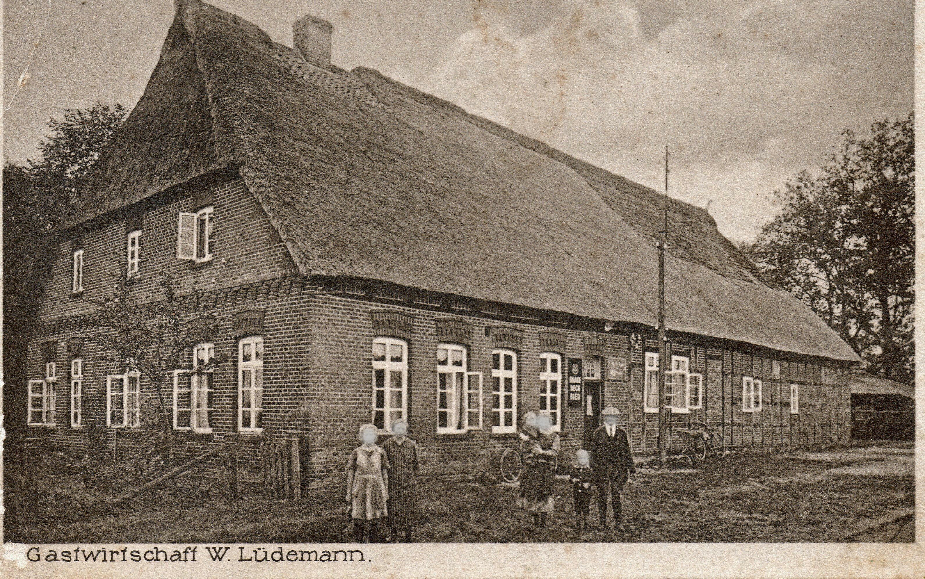 Gasthaus Lüdemann in der Samtgemeinde Kirchdorf - Gem. Wehrbleck (Kreismuseum Syke CC BY-NC-SA)
