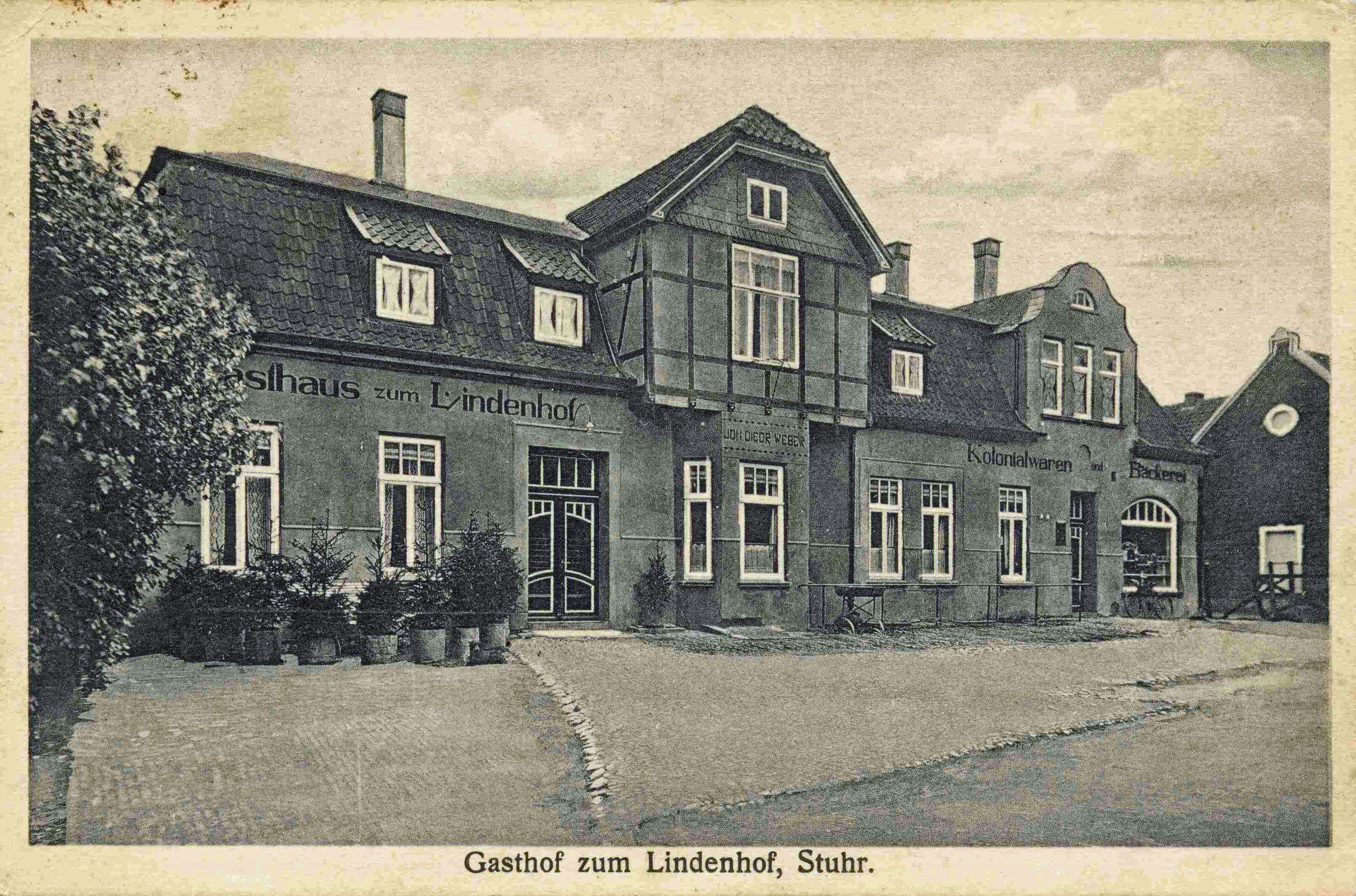 Gasthaus Zum Lindenhof in der Gemeinde (Kreismuseum Syke CC BY-NC-SA)