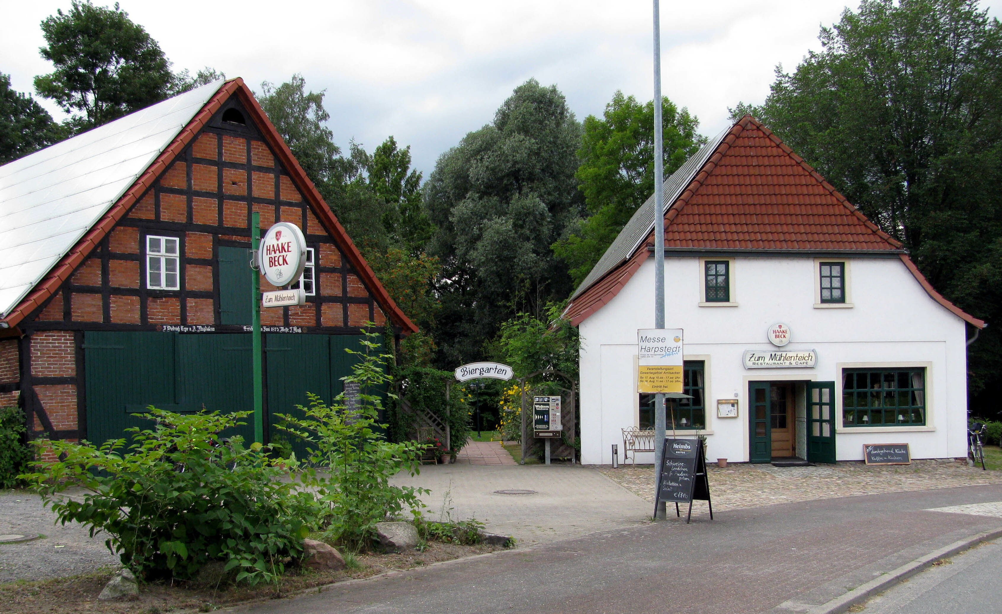 Gaststätte " Zum Mühlenteich" in Bassum - OT Neubruchhausen (Kreismuseum Syke CC BY-NC-SA)