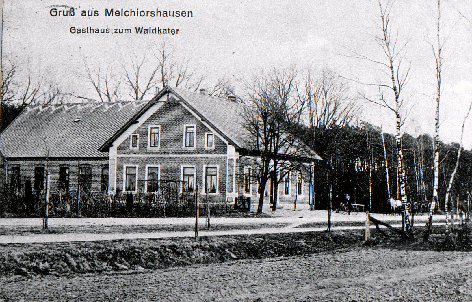 Gaststätte "Zum Waldkater" in der Gemeinde Weyhe - OT Melchiorshausen (Kreismuseum Syke CC BY-NC-SA)