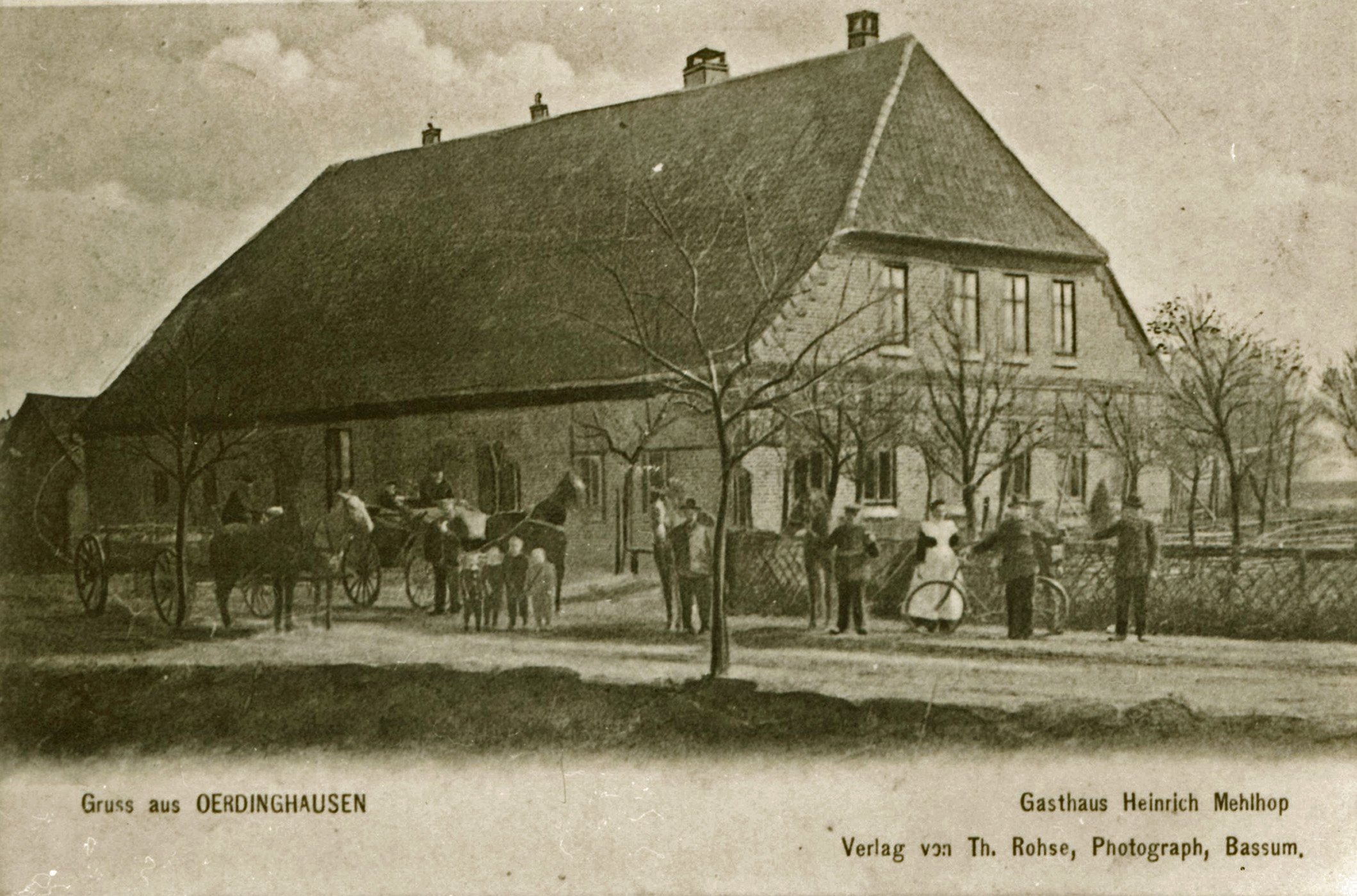 Gasthaus Heinrich Mehlhop in der Samtgemeinde Br.-Vilsen - Flecken Bruchhausen-Vilsen - OT Oerdinghausen (Kreismuseum Syke CC BY-NC-SA)