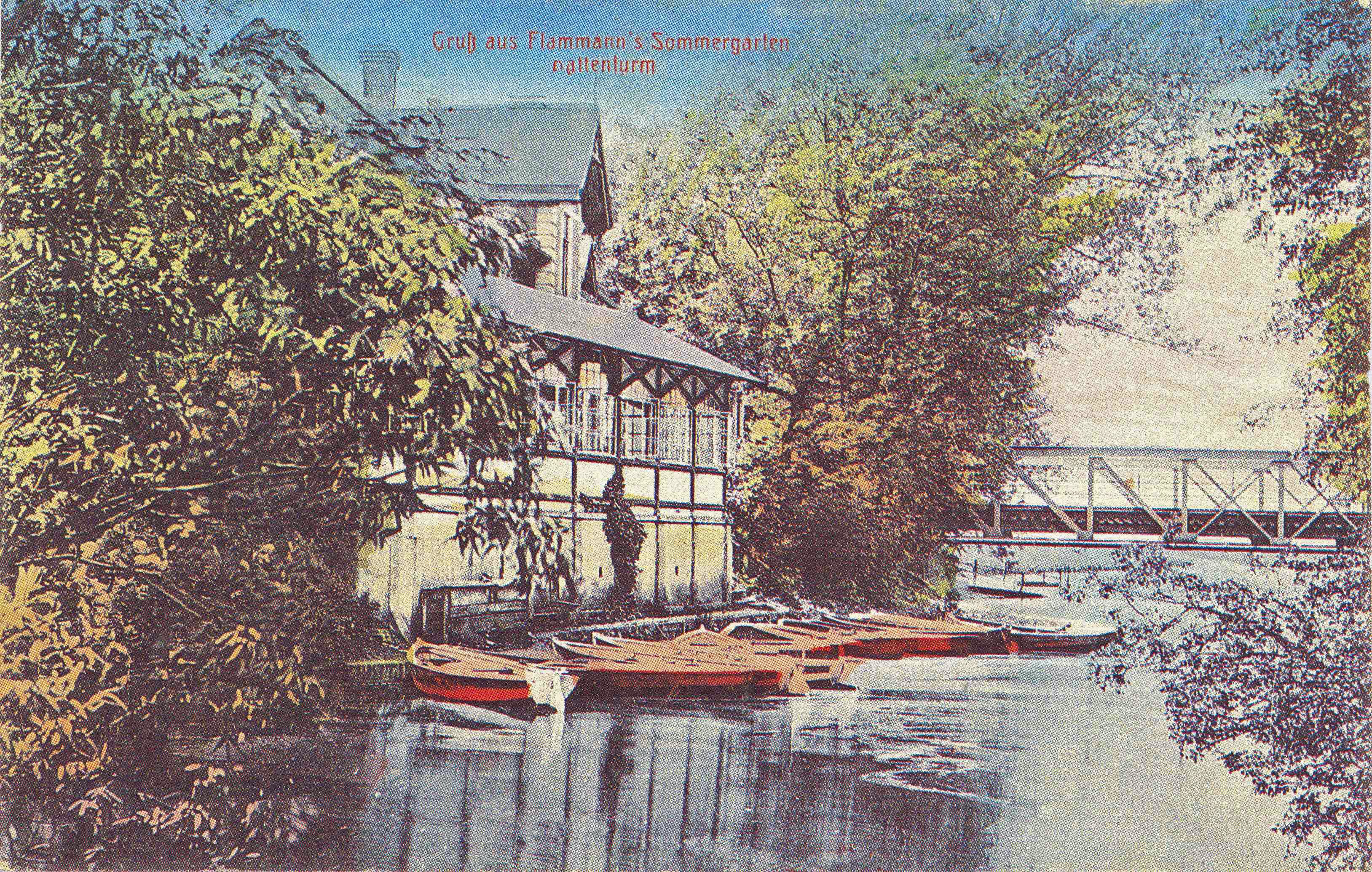Flammanns Gasthaus in der Gemeinde Stuhr - OT Brinkum (Kreismuseum Syke CC BY-NC-SA)
