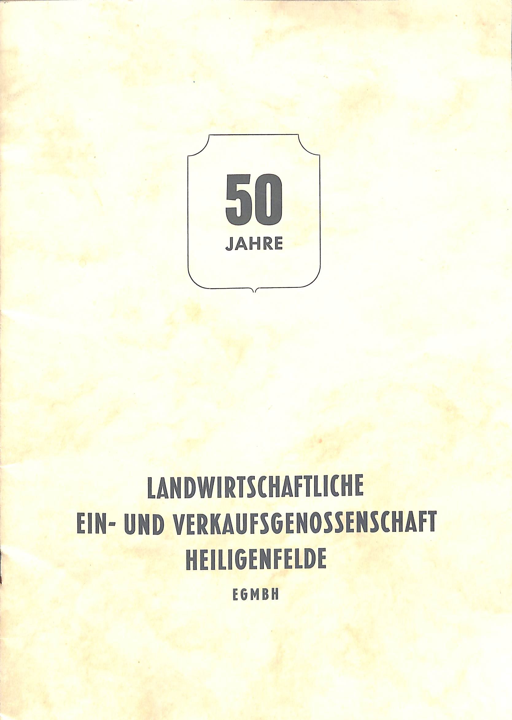 50 Jahre Landwirtschaftliche Ein- und Verkaufsgenossenschaft Heiligenfelde (Kreismuseum Syke CC BY-NC-SA)