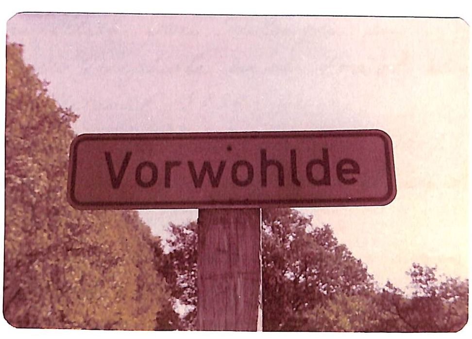 Edith Cording: Meine Jahresarbeit über das Dorf Vorwohlde. (Kreismuseum Syke CC BY-NC-SA)