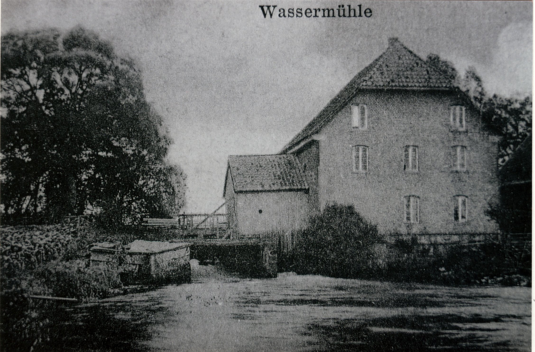 Die Barrier Wassermühle (Kreismuseum Syke CC BY-NC-SA)