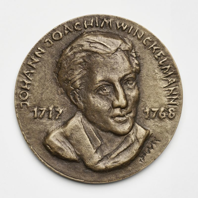 Medaille auf den 300. Geburtstag von Johann Joachim Winckelmann (Museum August Kestner CC BY-NC-SA)