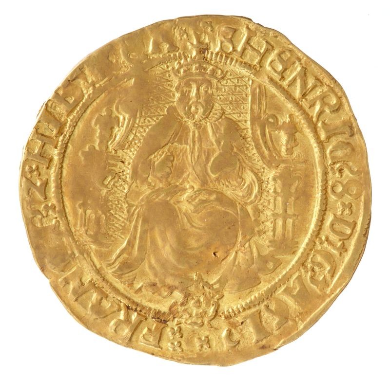 1/2 Sovereign Heinrichs VIII. (Museum August Kestner CC BY-NC-SA)
