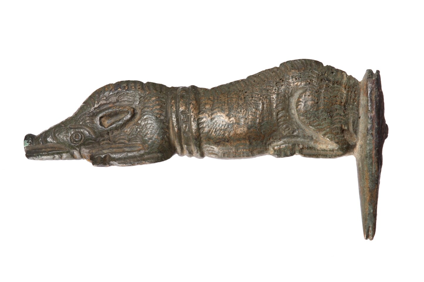 Messergriff in Form eines Wildschweins (Museum August Kestner CC BY-NC-SA)
