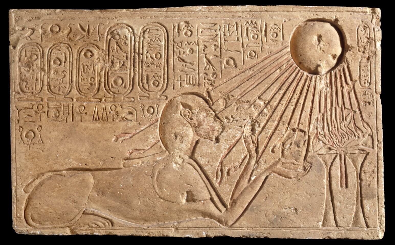 Echnaton als Sphinx (Museum August Kestner CC BY-NC-SA)