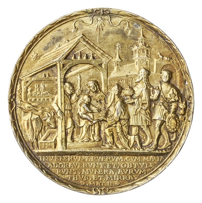 Medaille auf die Geburt Christi (Museum August Kestner CC BY-NC-SA)
