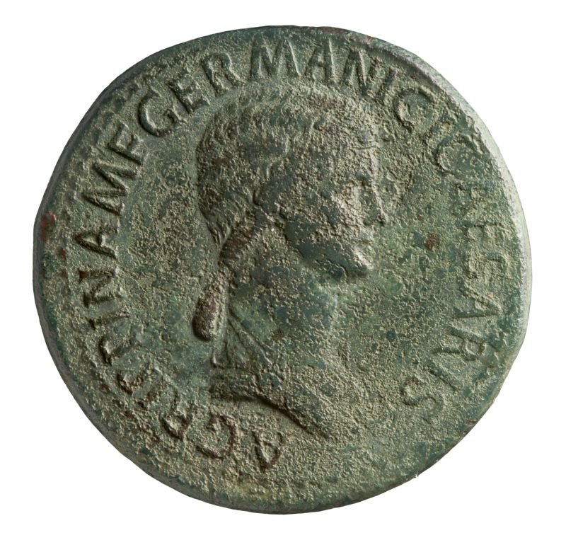 Sesterz für Agrippina minor (Museum August Kestner CC BY-NC-SA)