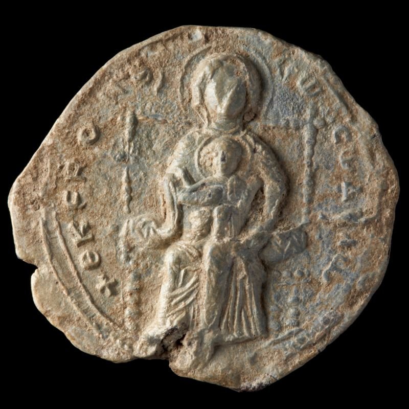 Siegel des Samuel Alusianos, Kommandant im Byzantinischen Reich (Museum August Kestner CC BY-NC-SA)
