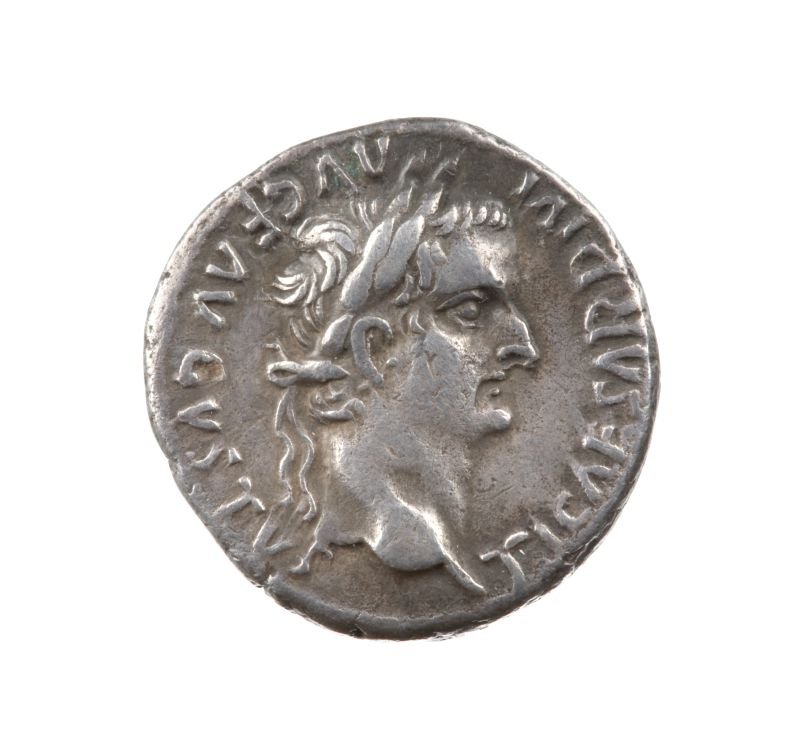 Denar des Tiberius (Museum August Kestner CC BY-NC-SA)