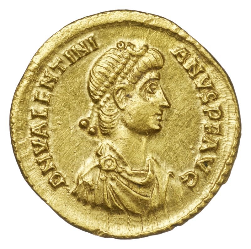 Solidus des Valentinian II. (Museum August Kestner CC BY-NC-SA)