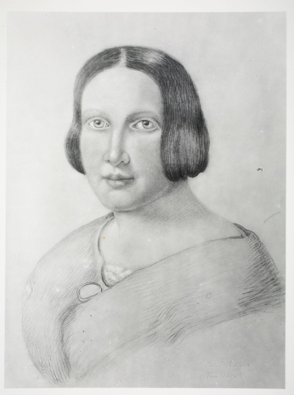 Porträt Julie Hüffer, geb. Kaufmann (Museum August Kestner CC BY-NC-SA)